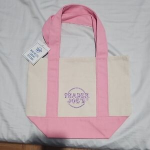 Pink and Cream Tote Bag